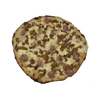 Funghi chiodini e salsiccia