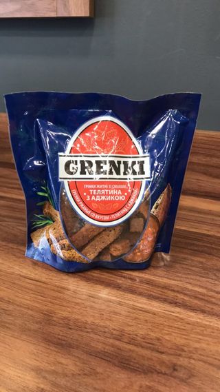 Грінка Зі Смаком Телятини З Аджикою (130г)