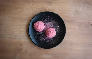 Malina - bela čokolada