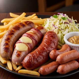 Grigliata mista di würstel