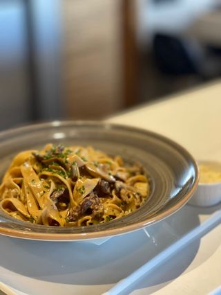 Pasta  Au Bœuf Champignons