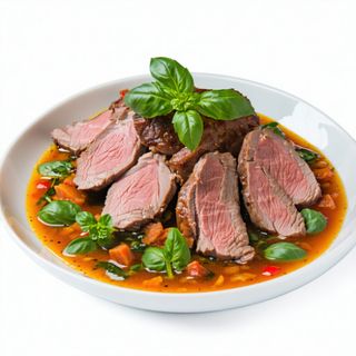 Pato albahaca a la Tie-Ban / Basil duck Tie-Ban