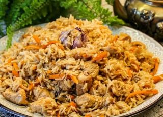 Pilaf/Плов свинина 350гр./ფლოვი ღორის ხორცით