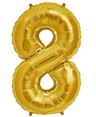 Balon cifra 8 cu heliu 