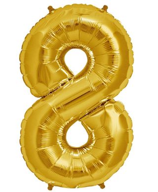 Balon cifra 8 cu heliu 
