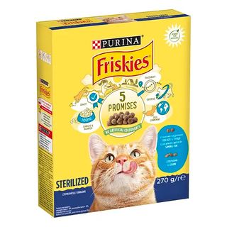 Friskies STERILISED з лососем та овочами, 300г