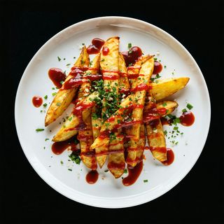 Tapas De Patatas Bravas Caseras