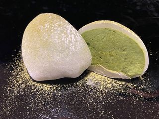 Mochi de té verde 