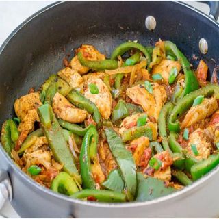 Chicken Onions and Green Chilli