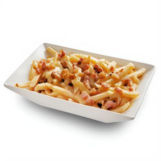 Patatas revolconas con torrezno