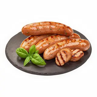 Salchichas En Plato