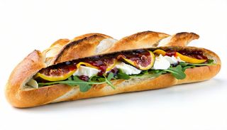 Panino soffice Con tonno grigliato al sesamo