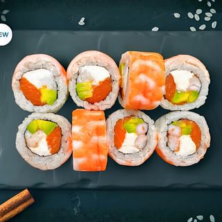 Преміум філадельфія креветка (8шт/260г)