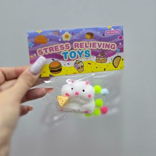 Антистресс Игрушка Сквиш Хомячок Белый 1000тг