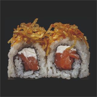 219 uramaki salmon y cebolla frita 8 und