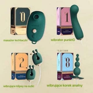 Zestaw Zabawek Erotycznych Wysokiej Jakości, 4 Części, Płynny Silikon, Usb