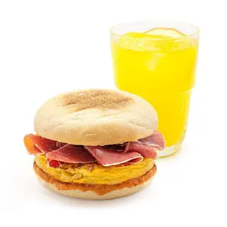 MENÚ CON BEBIDA - MUFFIN IBÉRICO