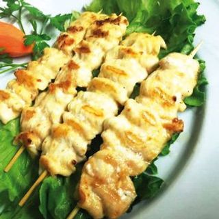 spiedini di pollo alla griglia