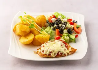 Grillowany filet z kurczaka z pomidorami