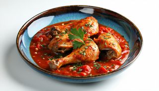 Pui in sos de roșii