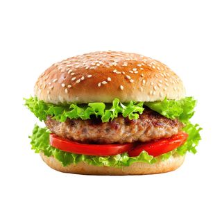 Hamburger podwójne mięso w bułce od kebaba
