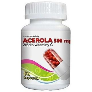 Acerola naturalna witamina C 500mg 60 kapsułek GorVita