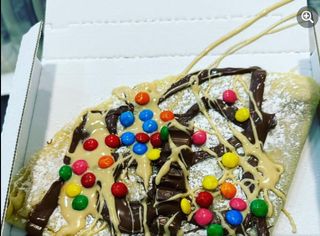 Crepes con crema alla Nutella