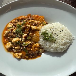 Mapo Tofu Kimchi Rice