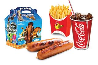 Сосиски+Напиток На Выбор+Фри+Маленькая Игрушка
