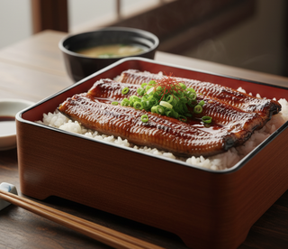 Anguila asada al estilo Japón