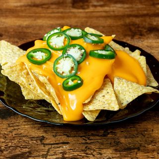 Nachos con queso