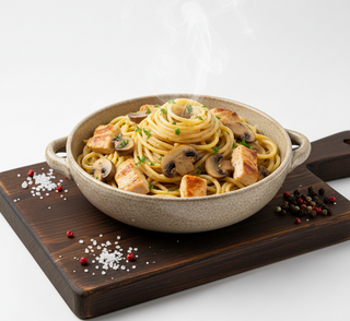 Paste piept de pui si ciuperci