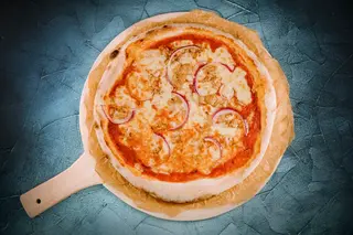 Pizza Panna e crudo