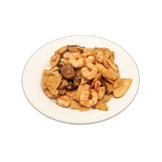 Salteado De Gambas Con Setas