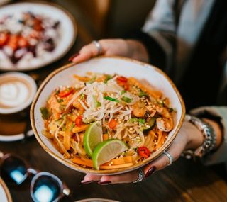 Pad Thai de Camarão