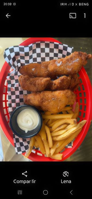 Pollo Frito Con Alioli De Lima