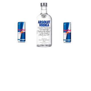 Vodka Redbull Kit Absolut e Redbull