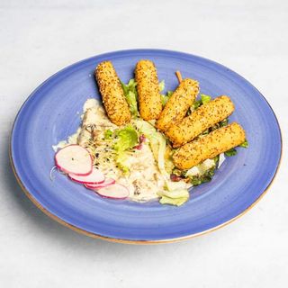 Lungić u umaku od šumskih gljiva sa kroketima