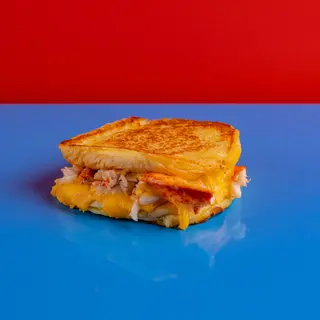Cheesy lobster toast