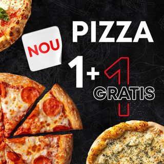 Combo Pizza 1+1 Gratis + 2 Sosuri + Desert