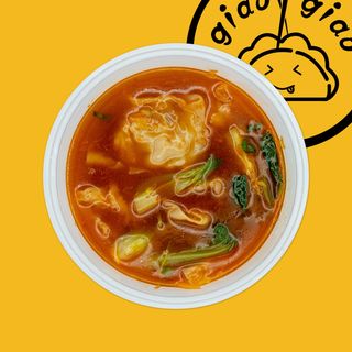 Wonton in brodo piccante. Popular