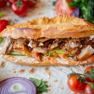 Հավի շաուրմա հացով