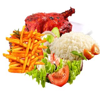 Tandoori Chicken+BATATA+SALADA+ARROZ