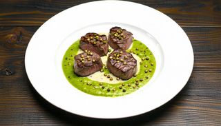 Polędwiczki w sosie z zielonego pieprzu