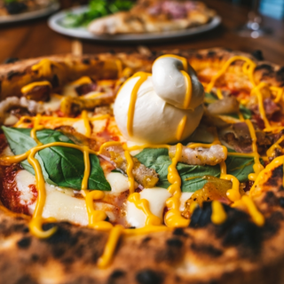 Pizza Burratina  (33 cm.)