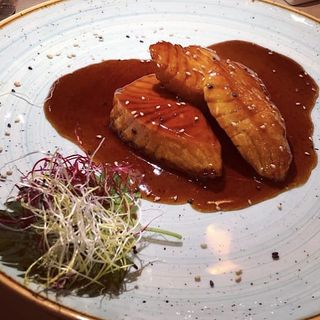 Salmon teriyaki