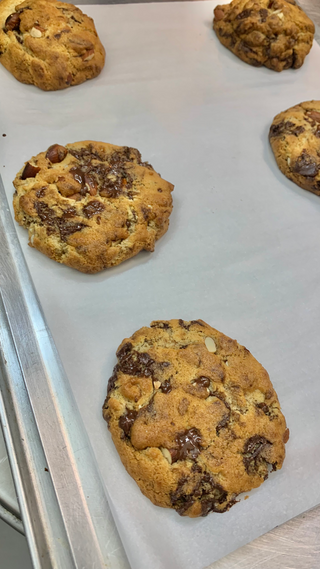 Cookies con chips de chocolate 