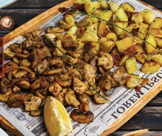 Свинска дъска за двама (800г)