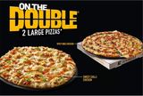 On The Double (OTD) Pizzas - Large