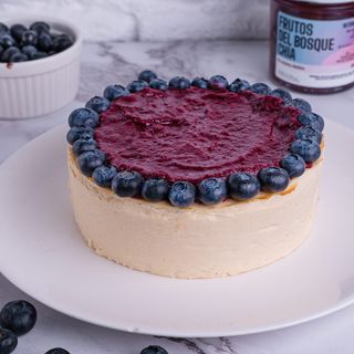 Tarta Keto Cheesecake Frutos rojos 6 porciones gluten Free & Sugar Free